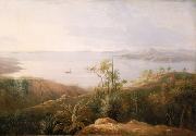 William Westall A Bay on the South Coast of New Holland Sweden oil painting artist